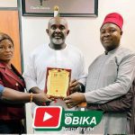 Labour Party South South FCT Abuja, led by its Secretary, High Chief Victor Uche Okei, presented an Award of Excellence in Leadership to Hon. Joshua Chinedu Obika