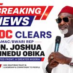 BREAKING: Hon. Joshua Chinedu Obika, has been officially cleared by the Nigeria Democratic Congress (NDC) to seek a second term in office.